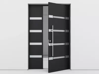 Aluminium door 141 3D model