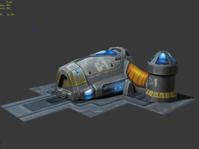Ground scene 1 3D model