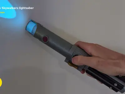 Anakin Skywalkers second lightsaber - Star Wars  3D print model