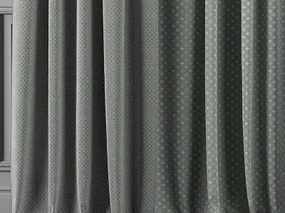 Curtain Set 308 3D model