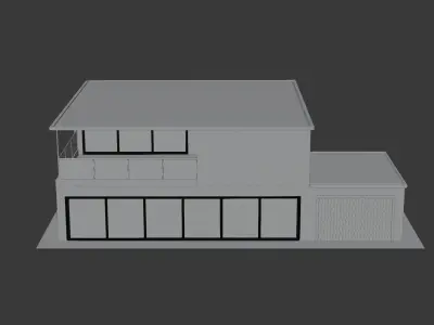 Modern house 3D model 50