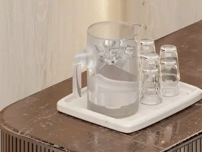 Reception Copper Lines 3D model