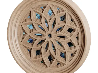 Gothic Window 08 3D model