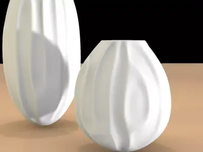 Organic modern vase 3D model