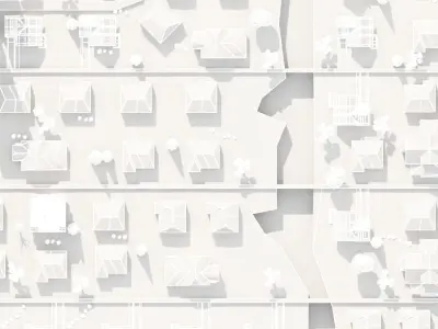 Phoenix Arizona - City Center Low-poly 3D model