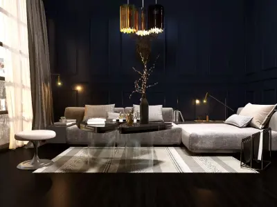 Living Room Free 3D model