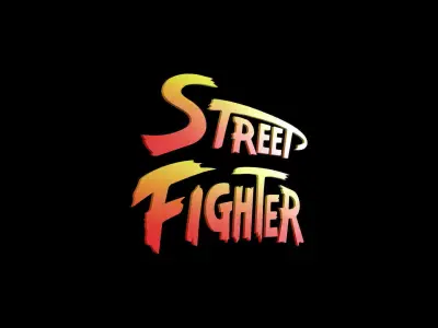 LOGO001 Street Fighter 3D model