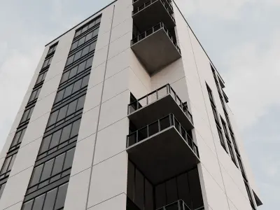 RESIDENTIAL BUILDING NO62 A 3D model