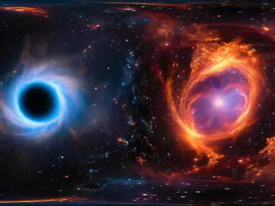 HDRI Black Hole 3D model