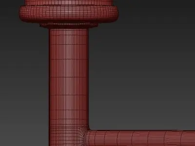 Millau Collection 9  Chandelier 3D model