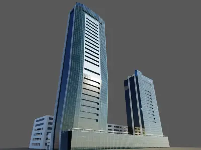 48 Burj Gate - Dubai 3D model