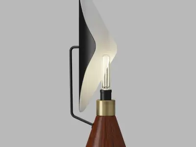 Mid-Century Modern Table Lamp 3D model