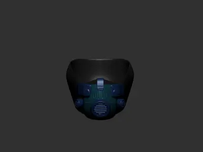 Gas mask helmet  3D model buy