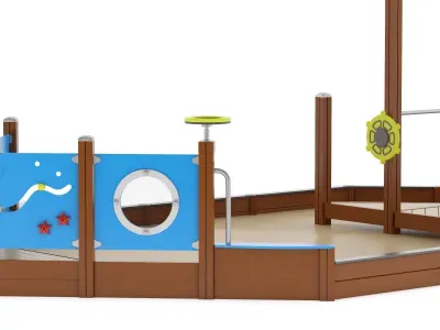 Lappset Sandbox Boat 3D model