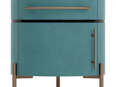 Baxter Plisse small tables 3D model