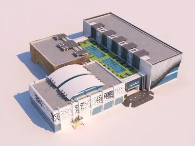 0038 - Art Center - 2021 - 01 - Design 07 - 2D Plans - 3D Files 3D model