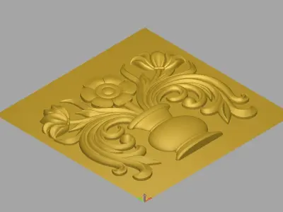 flower top design 24 3D model