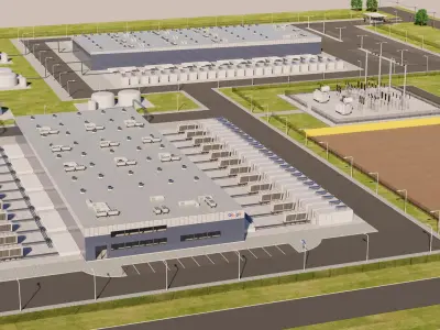  Google Data Center Area 