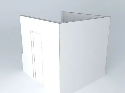 pauloorkut wooden door Free 3D model