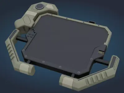 Sci-Fi GPS Device  - Game Ready - PBR Low-poly 3D model