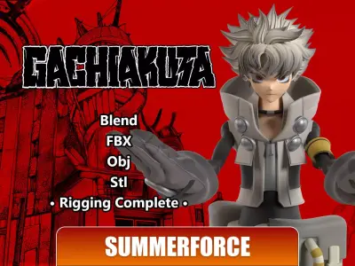 Rudo Surebrec -  Gachiakuta 3D model