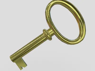 CC0 - Key 9 Free low-poly 3D model