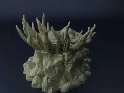 Griffon Nest Tabletop Terrain 28 MM 3D print model