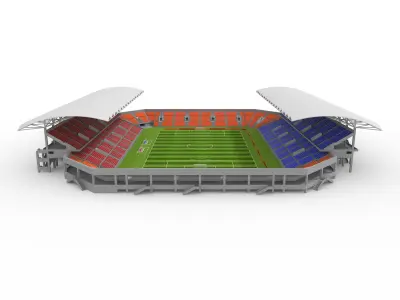 Soccer Stadium 03 3D model