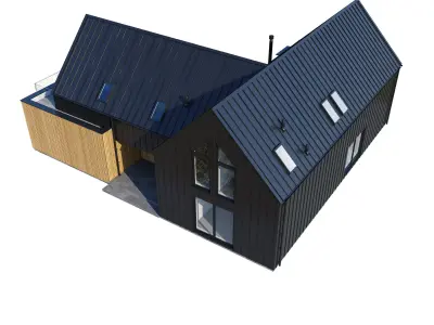 Modern house Jub 3D model