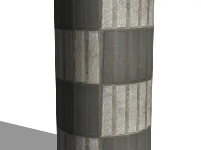 Dirty Checkered Seamless Tiles 4K Texture