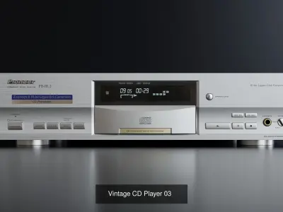 Hi-Fi Stereo Tower by Pioneer 3D Model Pack