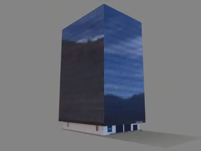 211 Main Street Building San Francisco Low-poly 3D model