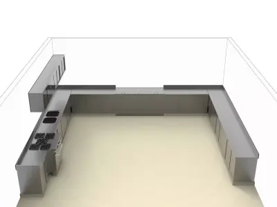 Kitchen 82 3D model