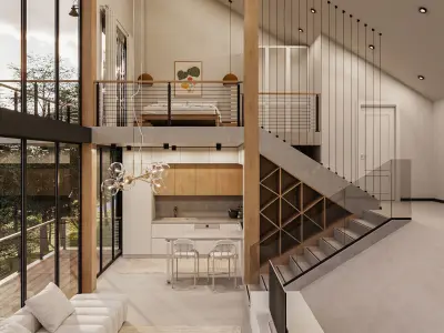 Modern Tiny House  3D model