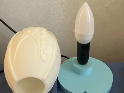 Lampe Rugby et logo aviron bayonnais  3D print model