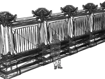 Fance 3D model
