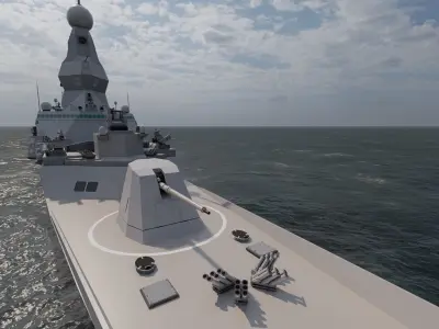 MULTI ROLE DESTROYER 3D model