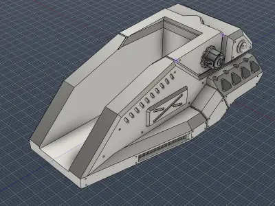 Medium Turret V3 HD 3D print model