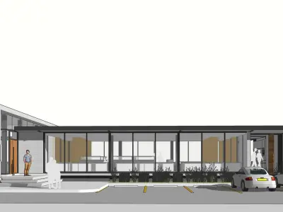 STORY OFFICE BUILDING Low-poly 3D model