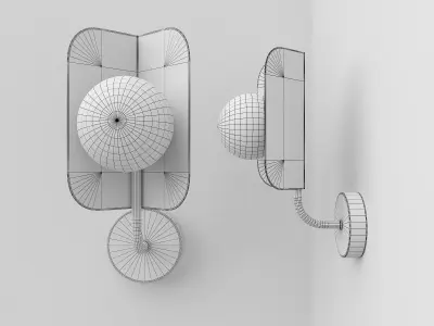 Isedubrei Wall Light 3D model