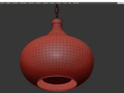 Coastal Living Dover Pendant Light Low-poly 3D model