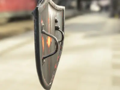 Infernal Dragon Shield  3D model