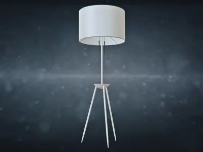 Tripod Lamp by BDDW Designs Low-poly 3D model