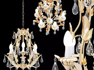 Kronleuchter crystal chandelier 3D model