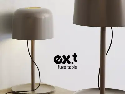 Modern Table Lights Low-poly 3D model