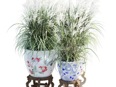 Porcelain pot 3D model