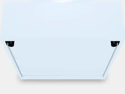 BESTA Shelf unit with door 49 Low-poly 3D model