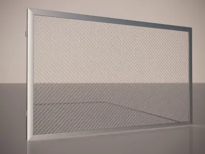 Fence 05 Low-poly 3D model