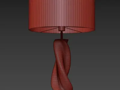 Table Lamp Carnegie Eichholtz Free 3D model