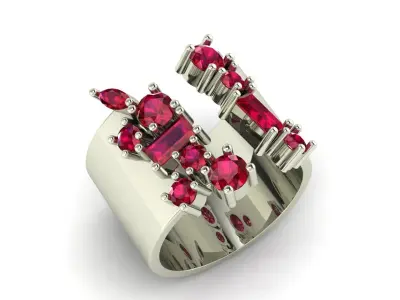 Cocktail Ring 3D print model